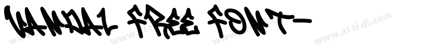VANDAL Free Font字体转换